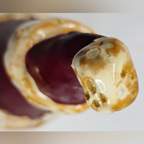 Vintage Handcrafted Ceramic Pottery Santa Claus Signed 13.5" Tall Christmas R-3 - Picture 7 of 14